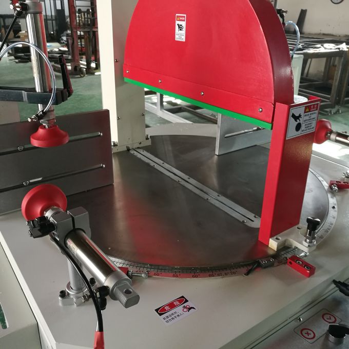 Aluminium curtain wall cutting saw aluminum spacer bar saw cutting machine pvc 600mm upcut mitre saw 4