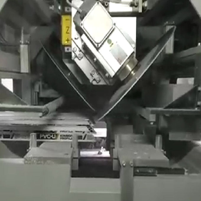 Closet aluminum frame doors pvc profile cutting machine cnc processing centre pvc profile cutting machine centre 2