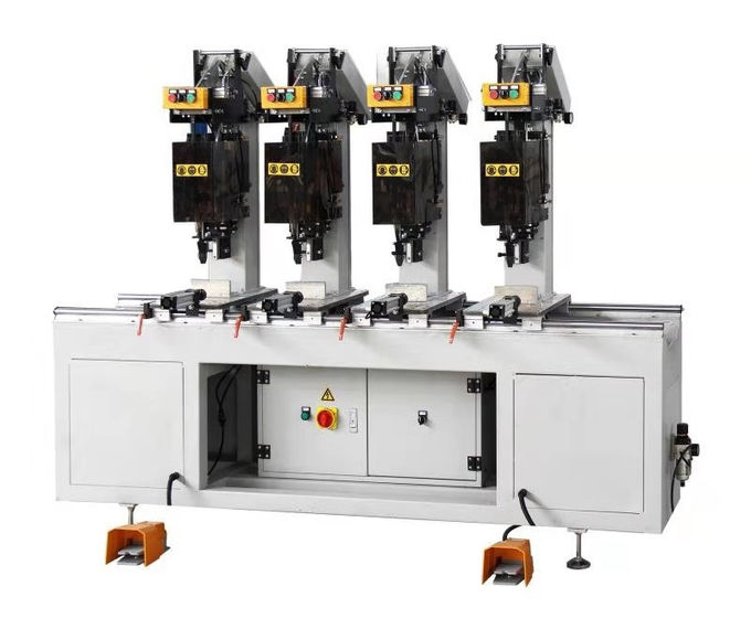 ALUMINUM DOORS WITH INTEGRATED HANDLES METAL CNC MACHINING ALUMINIUM HAND HYDRAULIC PRESS PVC FRAME SCREW MACHINERY FOR 1