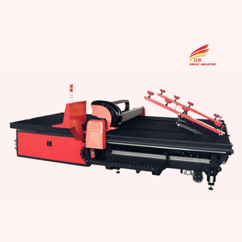 Manual Glass robot Lifting platform convex mirror table glass cutting saw machine