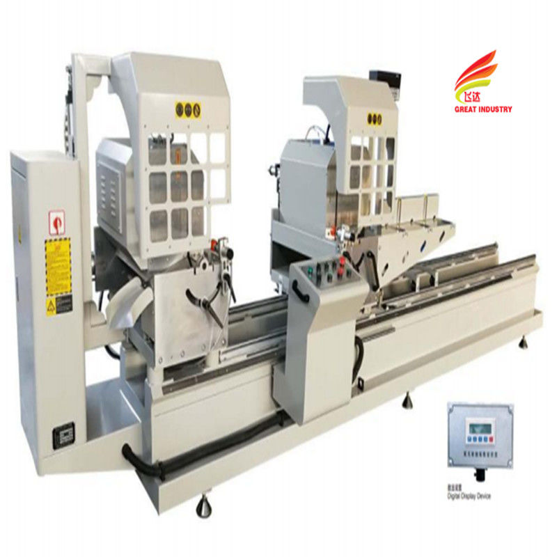 CNC aluminum window cutting machine double head window door cutting vacum window machine