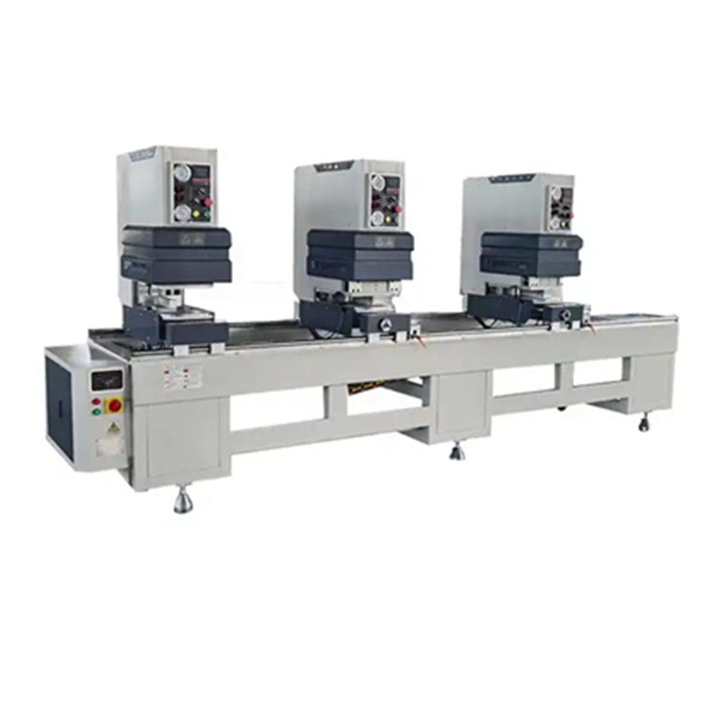 PVC DOOR MANUFACTURING MACHINE 26000R/MIN SEAMLESS UPVC MAKING MACHINE 120MM WLEDING HEIGHT