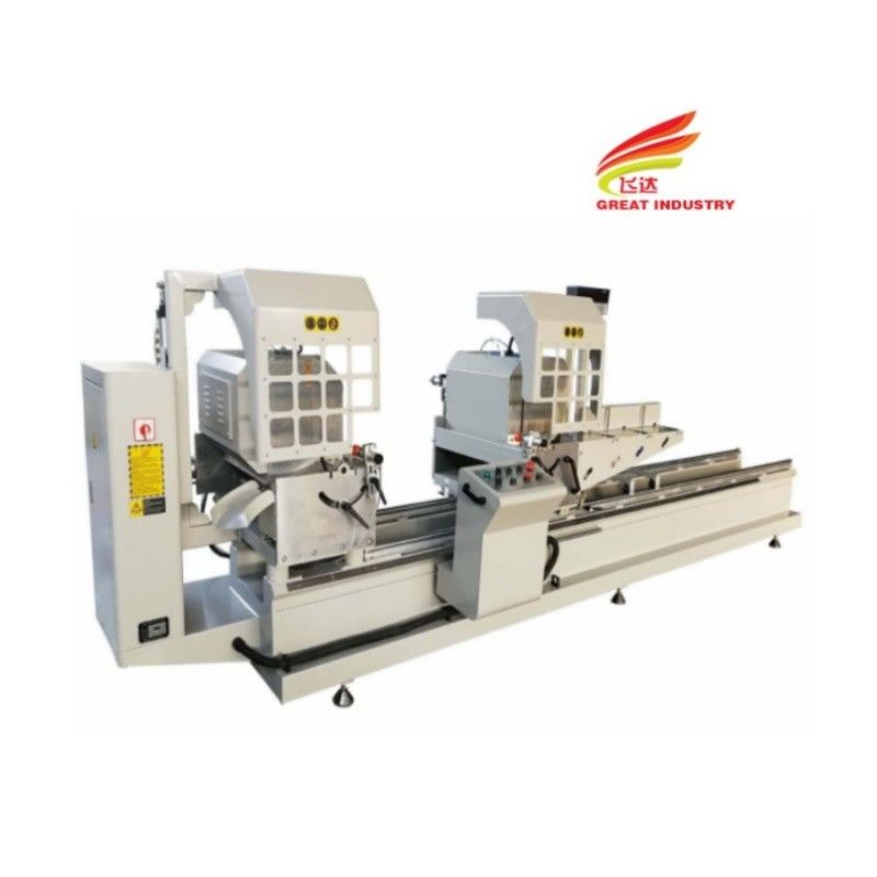 T SHAPED ALUMINUM CUTTING MACHINE ANGLE SAW MACHINE 2.2KW*2 DOUBLE BEVEL SAW DIGITAL DISPLAY