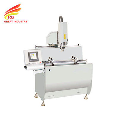 Buy Aluminum/UPVC/PVC Automatic Window and Door Profile CNC Door Lock Hole Drilling Milling Cutting Machine online manufacture