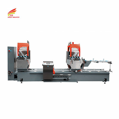 Buy Double bevel compound miter saw 3 axis twin head cutting saw machines numerical curtain wall machine online manufacture