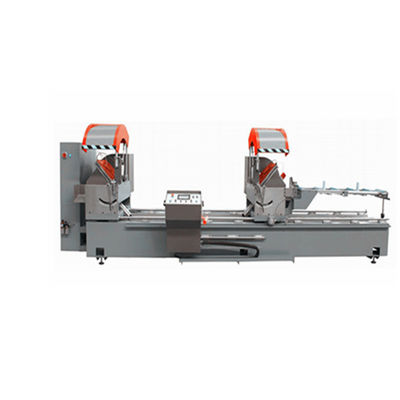 Buy Double head cutting saw pvc window machine plc control cnc double head mitre saw for aluminum online manufacture