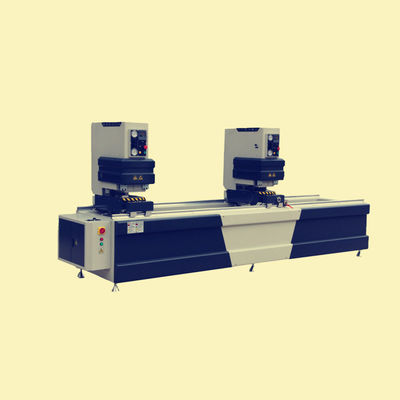 Buy UPVC welding machines pvc window and door PLC control 180mm height two head seamless welding machine online manufacture