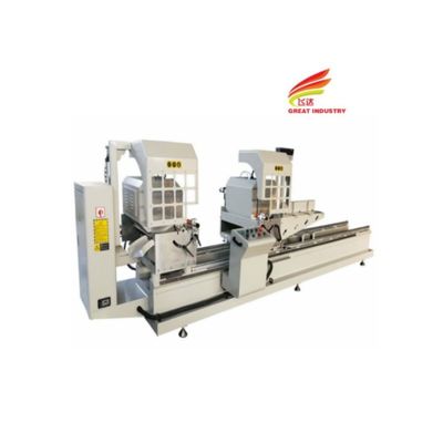 Buy ALUMINUM DOOR MAKING MACHINE AUTOMATIC SAW UPVC CUTTING MACHINE ALUMINIUM MITRE SAW DOUBLE MITER SAW online manufacture
