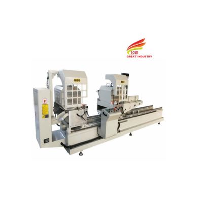 Buy DOUBLE BLADE MITRE SAW UPVC WINDOW CUTTING MACHINE WINDOW FABRICATION MACHINERY online manufacture