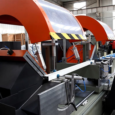 UPVC WINDOWS MAKING INDUSTRY WINDOW DOOR SAWS CURTAIN WALL ALUMINIUM PROFILE CUTTING MACHINE CNC