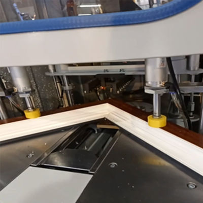 Upvc windows machines 3 axis cnc pvc window corner cleaning machine