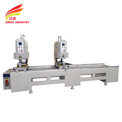PVC window profile plastic door double head upvc  welding machine