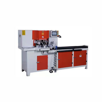 Double head 45 degree double saw cutting aluminium profile cutting machine