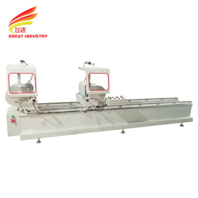 Upvc cutting saw machine door window digital display pvc profile double head cutting saw