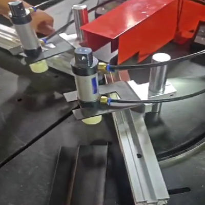 Vinyl windows making window corner key aluminum cutting machine for processing wardrobe